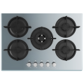 Hob de 5 queimadores Hotpoint Ariston aço inoxidável