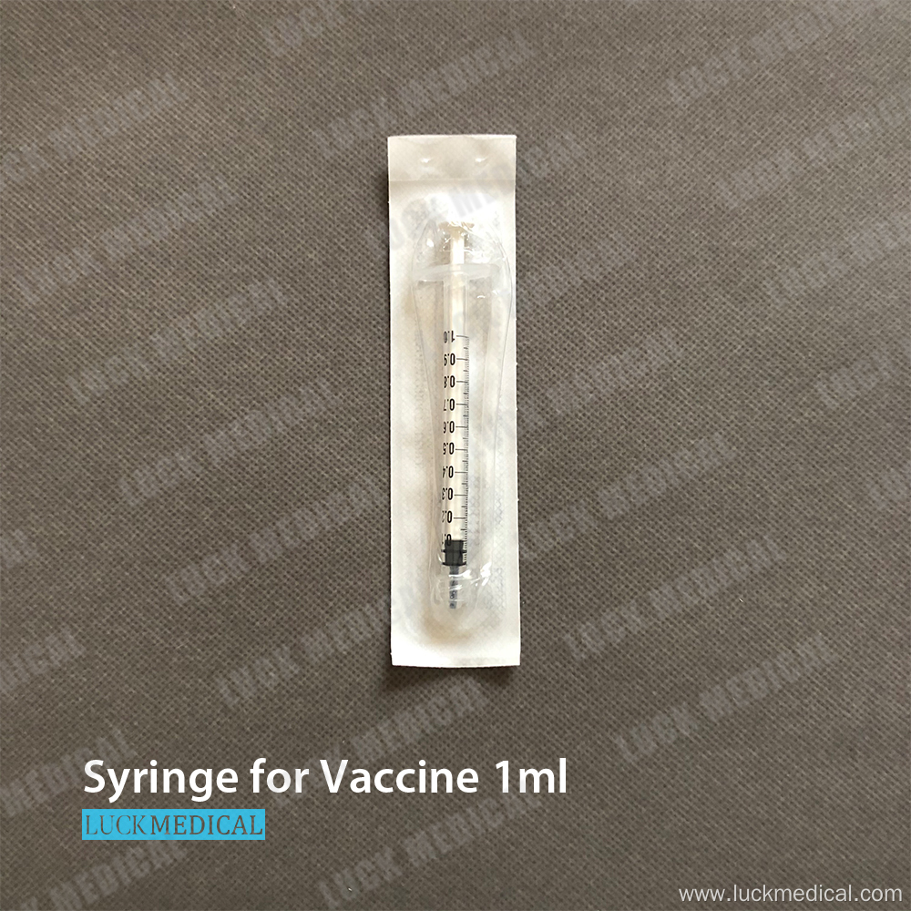 Disposable Syringes For Vaccines 1ml