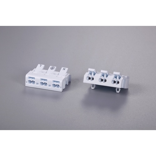 3 Poles Minitype Wire Connector With Fixed Foot