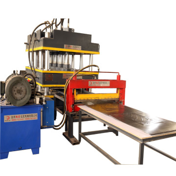 Hydraulic door embossing machine