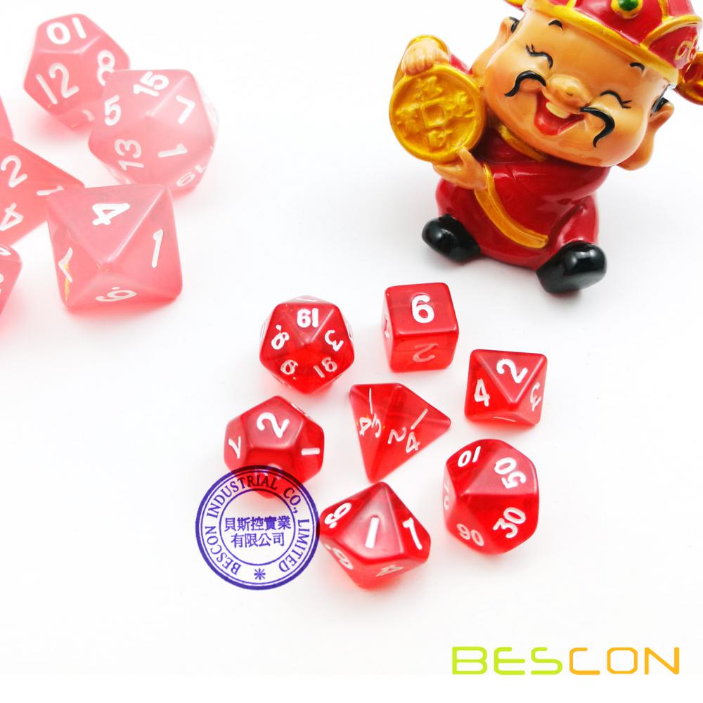 12 MM Mini Größe Polyedral 7-Die Set D4-D20 für RPG Dungeons und Drachen Spiel Würfel