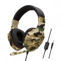 Gaming Headset Earphone Wired Gamer Headphone Stereo Sound Headsets with Mic LED light for Computer PC Gamer