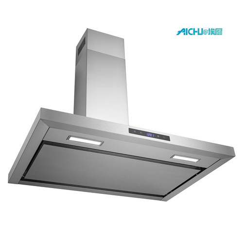 Julat Hood dengan Lampu LED StainlessSteel Dihiasi