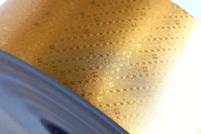 Gold Embossed Inner Lining Paper
