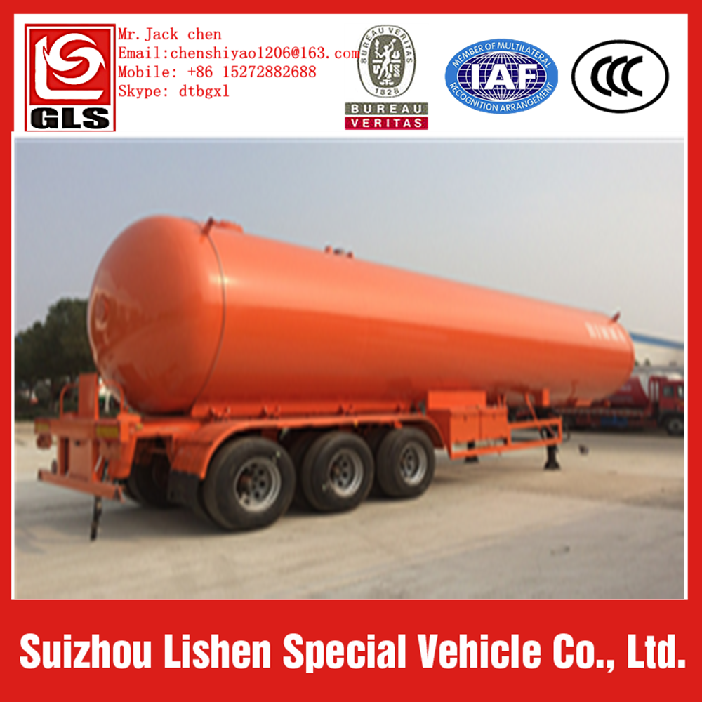 58.5m3 tri-axle lpg gas transportation trailer