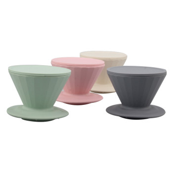 Silicone with stainless steel coffee filter set