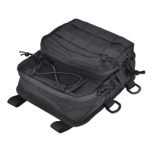 Club Style Traveller Handle Bar Bag for Harley Touring & Softail Bikes