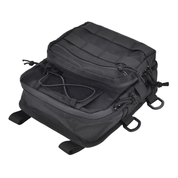 Club Style Traveller Handle Bar Bag for Harley Touring & Softail Bikes