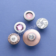 Jeans Button with rhinestone cap