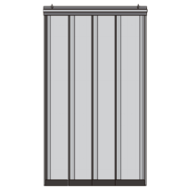 DIY anti mosquito fiberglass net door curtain