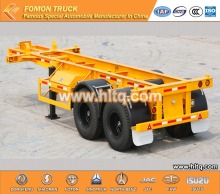 Container transport semi-trailer 2axle