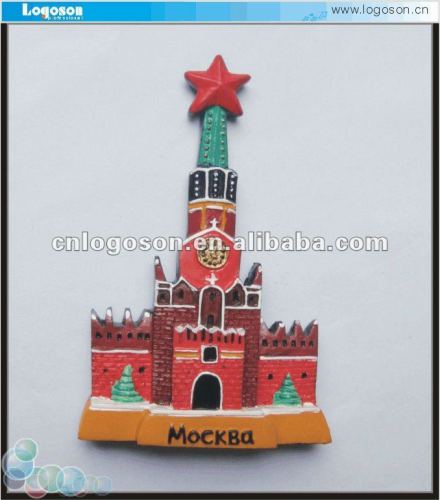 Russia sign metal 3D fridge magnet, best choice for wholesale