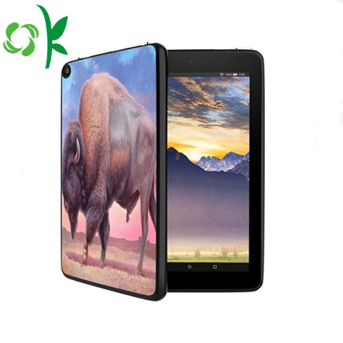 Funda de silicona para tableta Funda de silicona impresa Ipad Shell