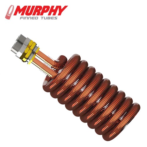 High Performance Coiled Copper Fin Tube Coil