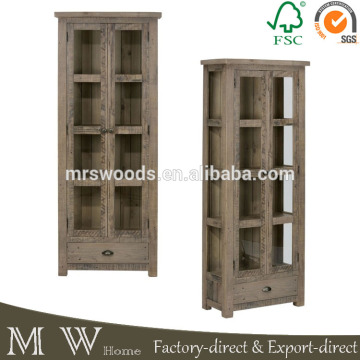 reclaimed wood rustic display cupboard, living room wood display cupboard, wood display cupboard