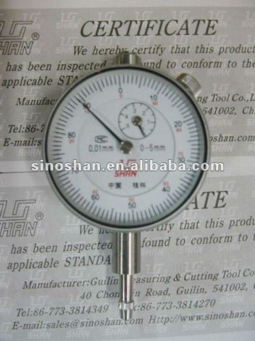 Stainless Steel 0-5mm Dial Indicators