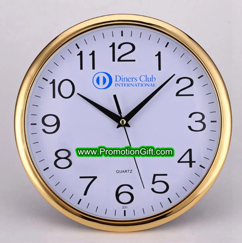 Promotional 12 Inch 30cm Plastic Decorative Silent Quartz Wall Clock