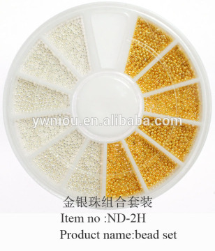 Mini Steel Gold & Silver bead sets