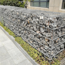 2*1*1M Galfan Welded Gabion Retaining Wall with Fence