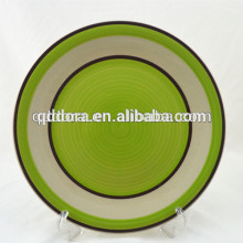 hand-painted stoneware plate, stoneware dishes, stoneware dinnerware
