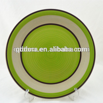 hand-painted stoneware plate, stoneware dishes, stoneware dinnerware