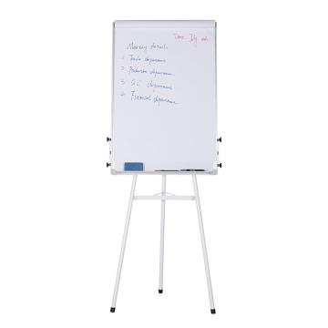 Two Arms Iron Flip Chart Stand Tripod