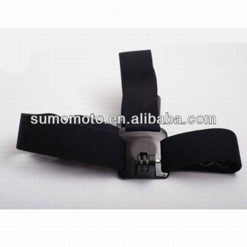 China Manufacturer Go Pro Head Strap, Harmless, Elastic Adjustable and Non-slip design,Head strap