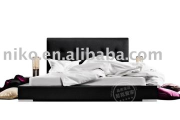 Leather bed Bedroom furniture