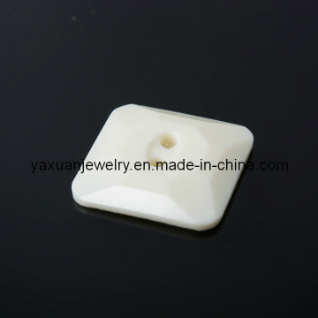 Resin Flatback Button Bead Stone
