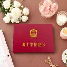 Premium Gold Inlaid National Symbol Academic Documents