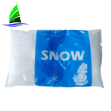 christmas supplies artificial snow white powder flameproof