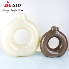 Handmade Luxury Elegant Glass Flower Vase for Home