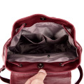 Fashion pinkycolor colorful and school leather Backpacks