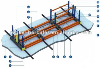 Mobile shelving storage system