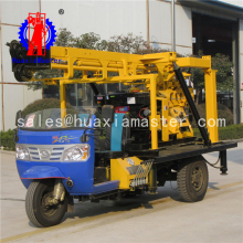 XYC-200A tricycle-mounted hydraulic core drilling rig is multi-function hydraulic vehicle-mounted core drilling machine