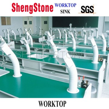 Phenolic resin worktop physics wall bench/science laboratory bench/biology lab furniture