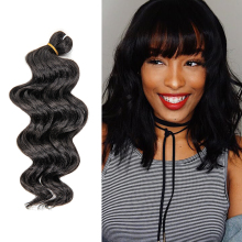 Cheap Price Fashionable Short Water Wave Crochet Braid Hair 9" Ocean Wave Synthetic Hair Extension