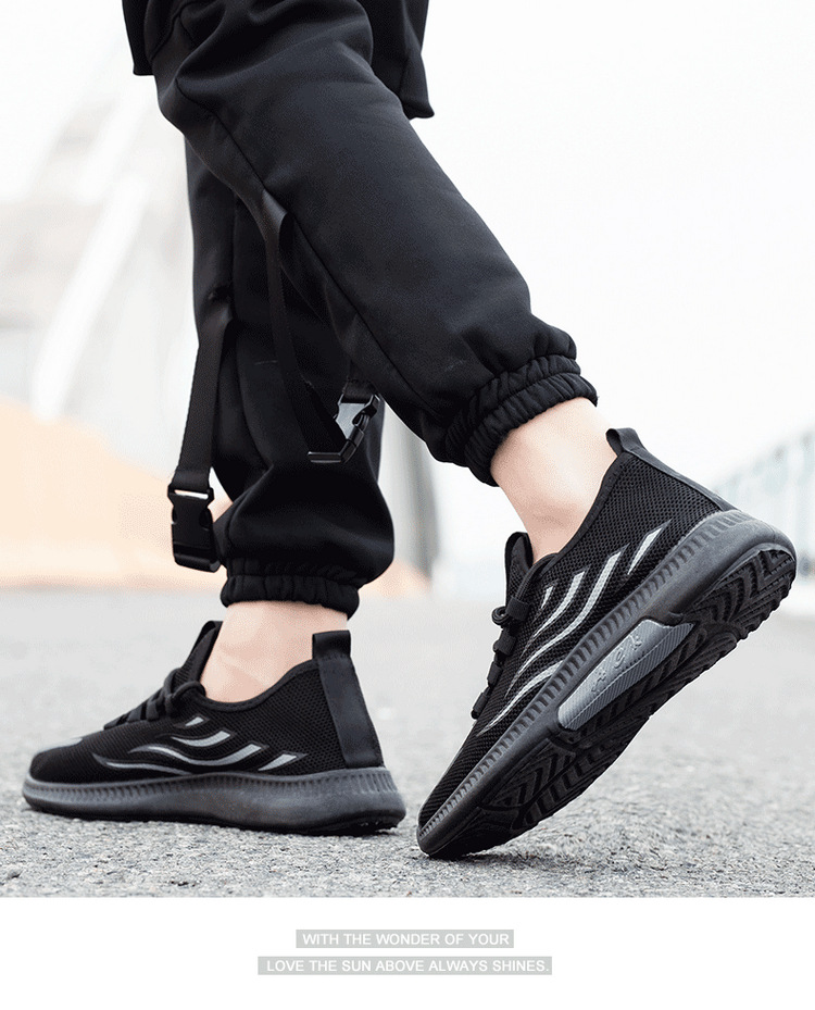 Men Summer Wholesale Shoes 2021 New Leisure Shoes Fly Woven Mesh  Men Fashion Running Shoes