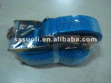 strap lashing hook with J or flat / lashing material / tie downs straps