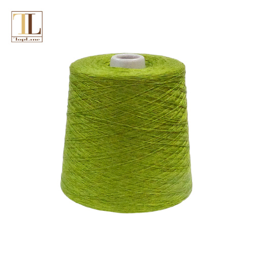 Fios de tricô linho viscose