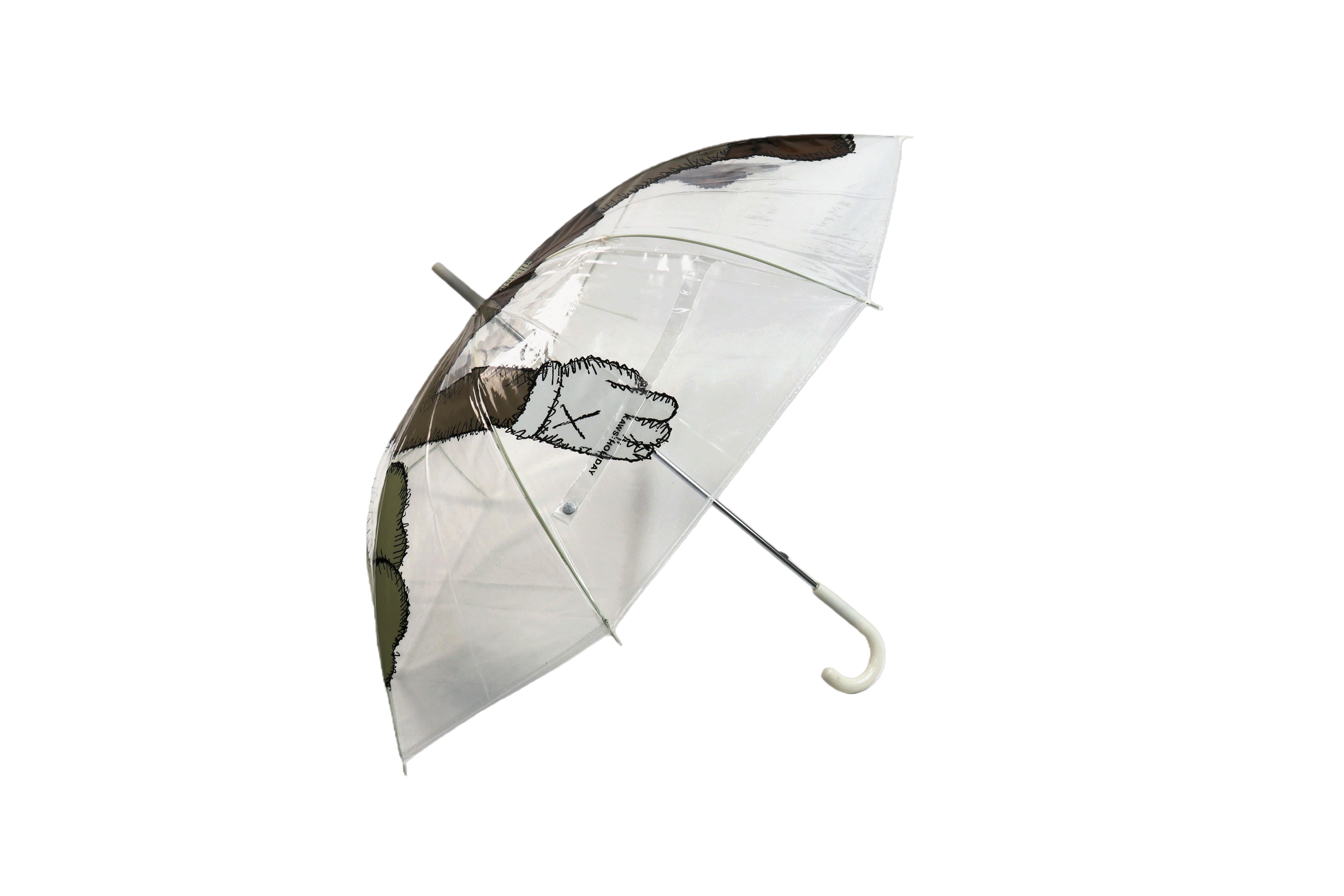 منظر جانبي مظلة شفافة transparent umbrella side view