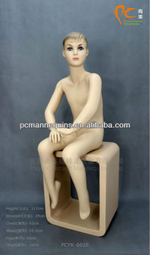 Realistic Children Sitting Mannequin