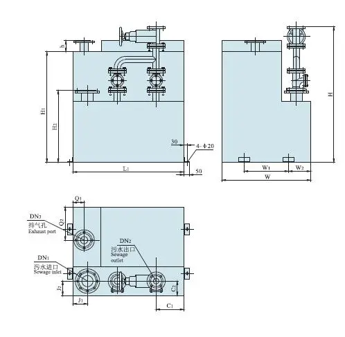 Sewage Lifting Device