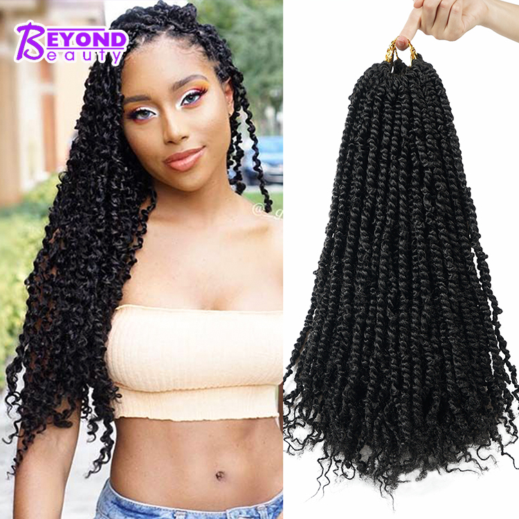 beauty supplies new Long Pre Twisted Passion Twist hair Synthetic spring Twists Crochet Hair extension Crotchet Braid Fluffy