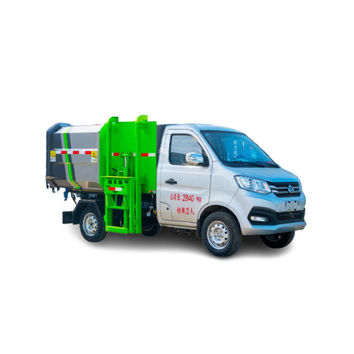 Camion à ordures de compacteur de seau de seau latérale