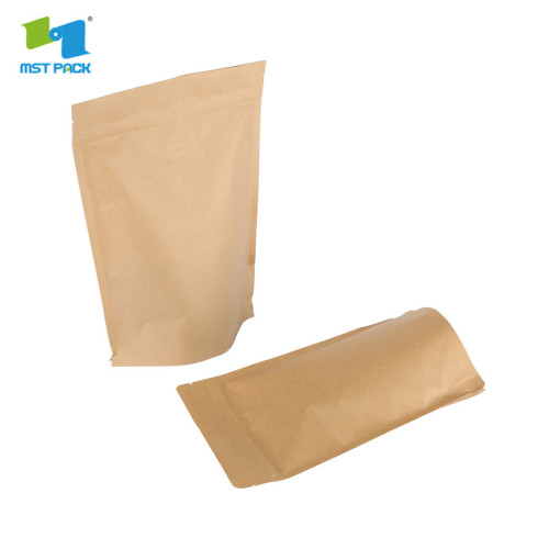 stand up plastic protein powder zipper pouches packaging