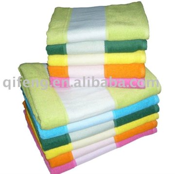 Solid Colour Cotton Bath Towel