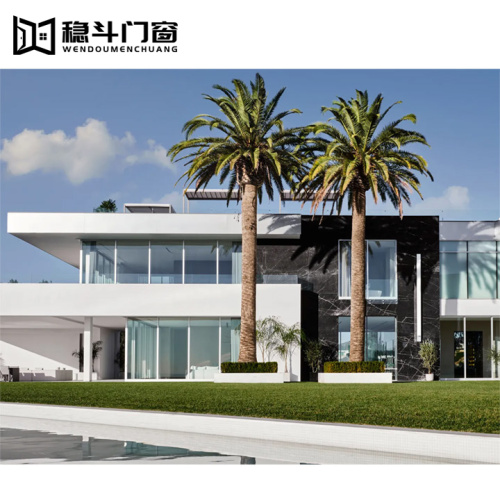 Triple Linkage Tempered Glass Sliding Doors