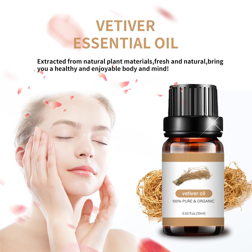 Minyak Vetiver Murni untuk Pijat Tubuh