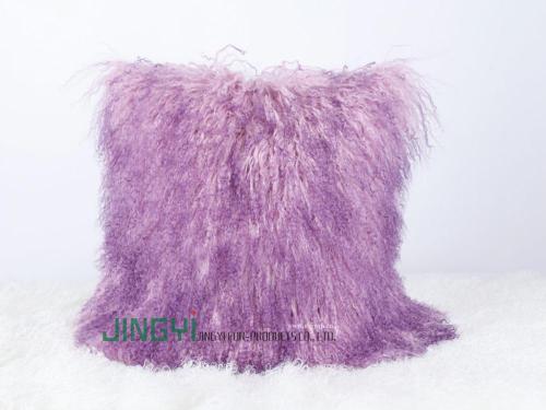 Soft Mongolian Sheepskin Pillow